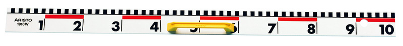 Pravítko Aristo AR-1910W 100 cm plastové s delením v cm/dm