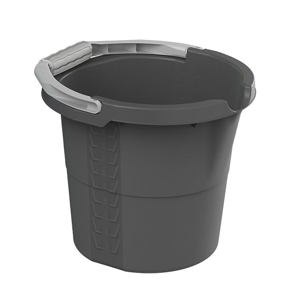 Rotho Denné vedro s váhou 10 l antracitové