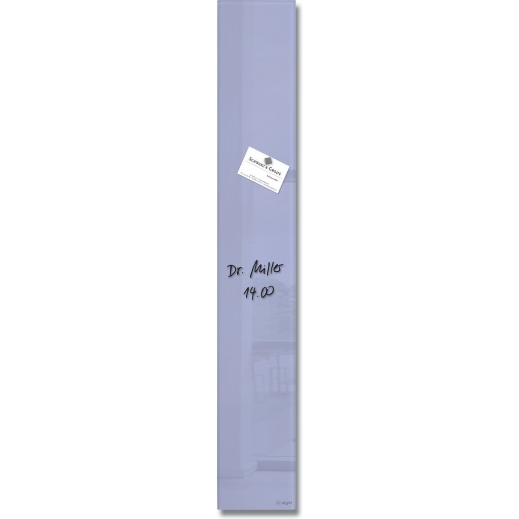 Sigel SI-GL109 Sklenená magnetická tabuľa Artverum 12x78 cm Levanduľová