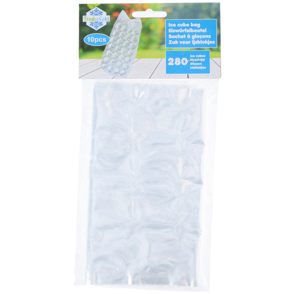 Vrecká na ľad 10 kusov na 280 kociek ľadu 38x17 cm