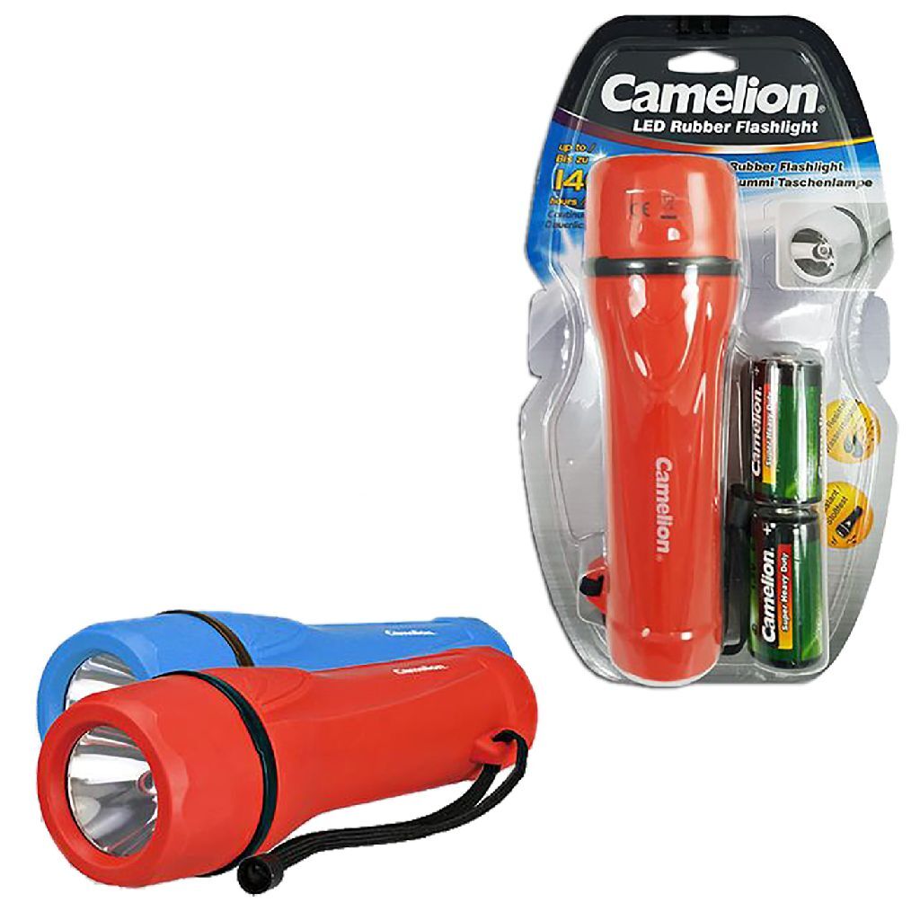 Camelion LED svietidlo + 2xD batérie, rôzne druhy