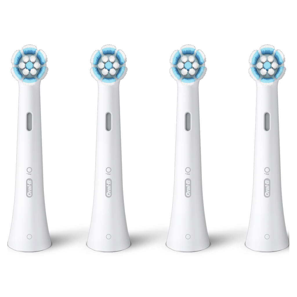 Oral-B IO Gentle-e Tube Care hlavice na zubnú kefku biele, 4 kusy