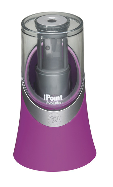 Westcott AC-E55032 strúhadlo na ceruzky IPOINT Evolution Rose, elektrické, batérie nie sú súčasťou balenia
