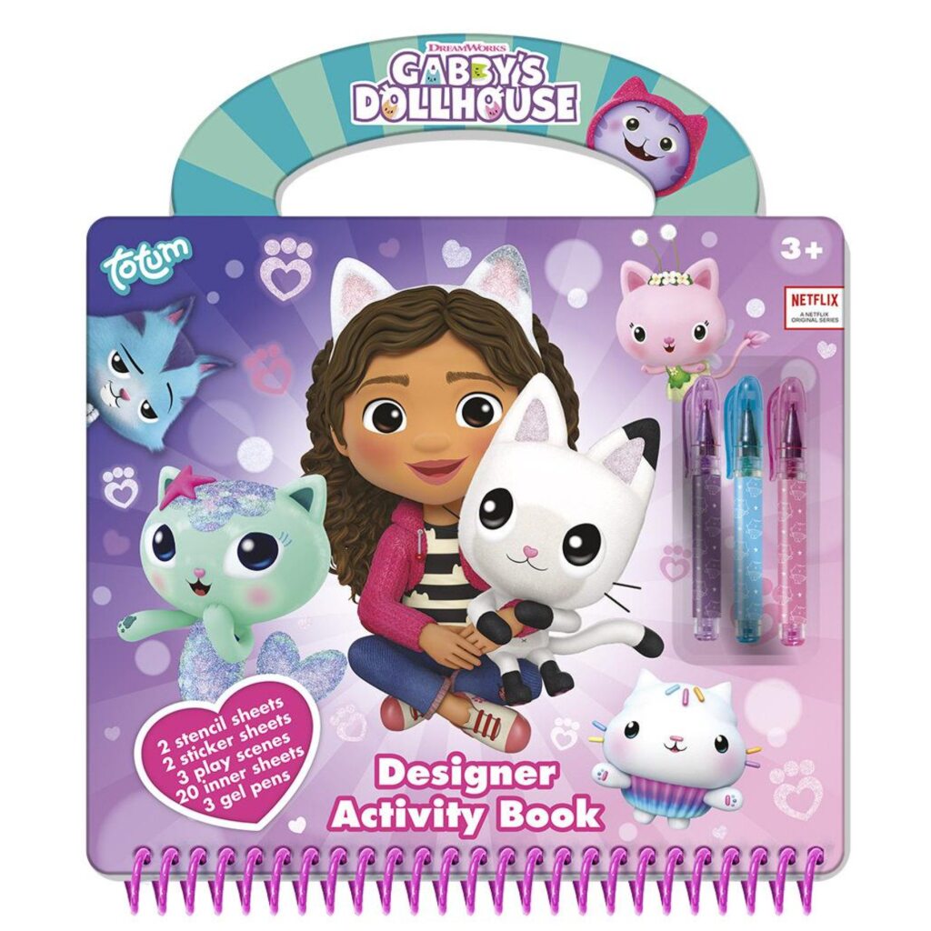 Gabbyin knižný zošit s aktivitami pre bábiky