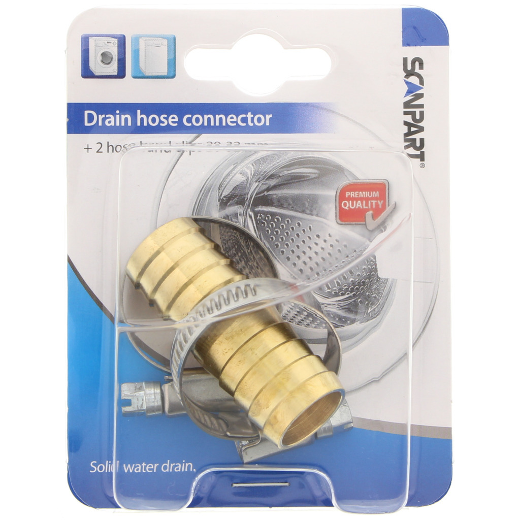 Sada konektorov odtokovej hadice Scanpart 1132710004, mosadz