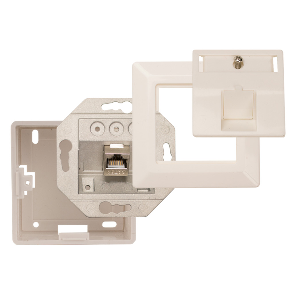 Hirschmann Hirsch dátová nástenná zásuvka 1x