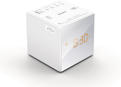 Sony Icfc1w.ced Rádiobudík Biely