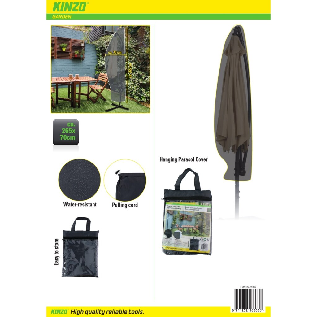 Kryt na slnečník Kinzo 265x70 cm