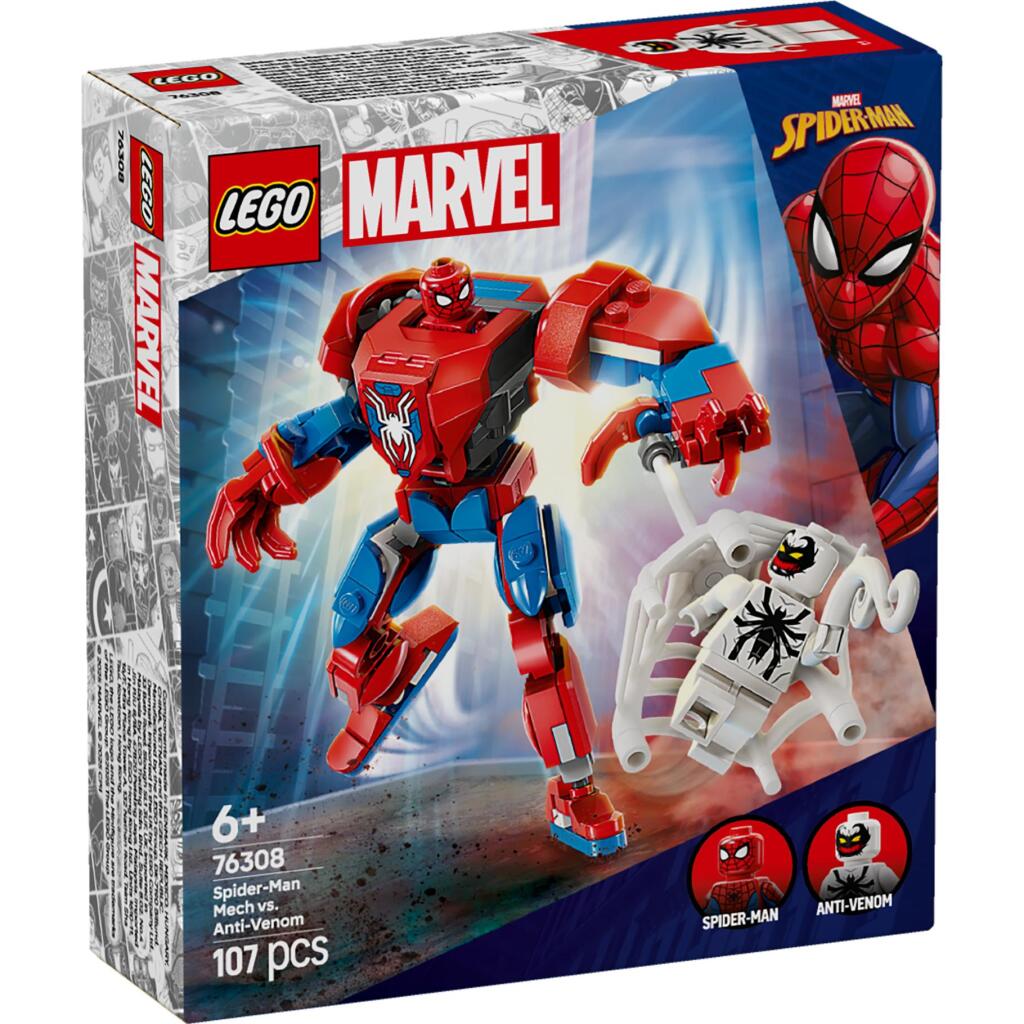 Lego Super Heroes 76308 Marvel Spiderman a robot vs. Anti-Venom