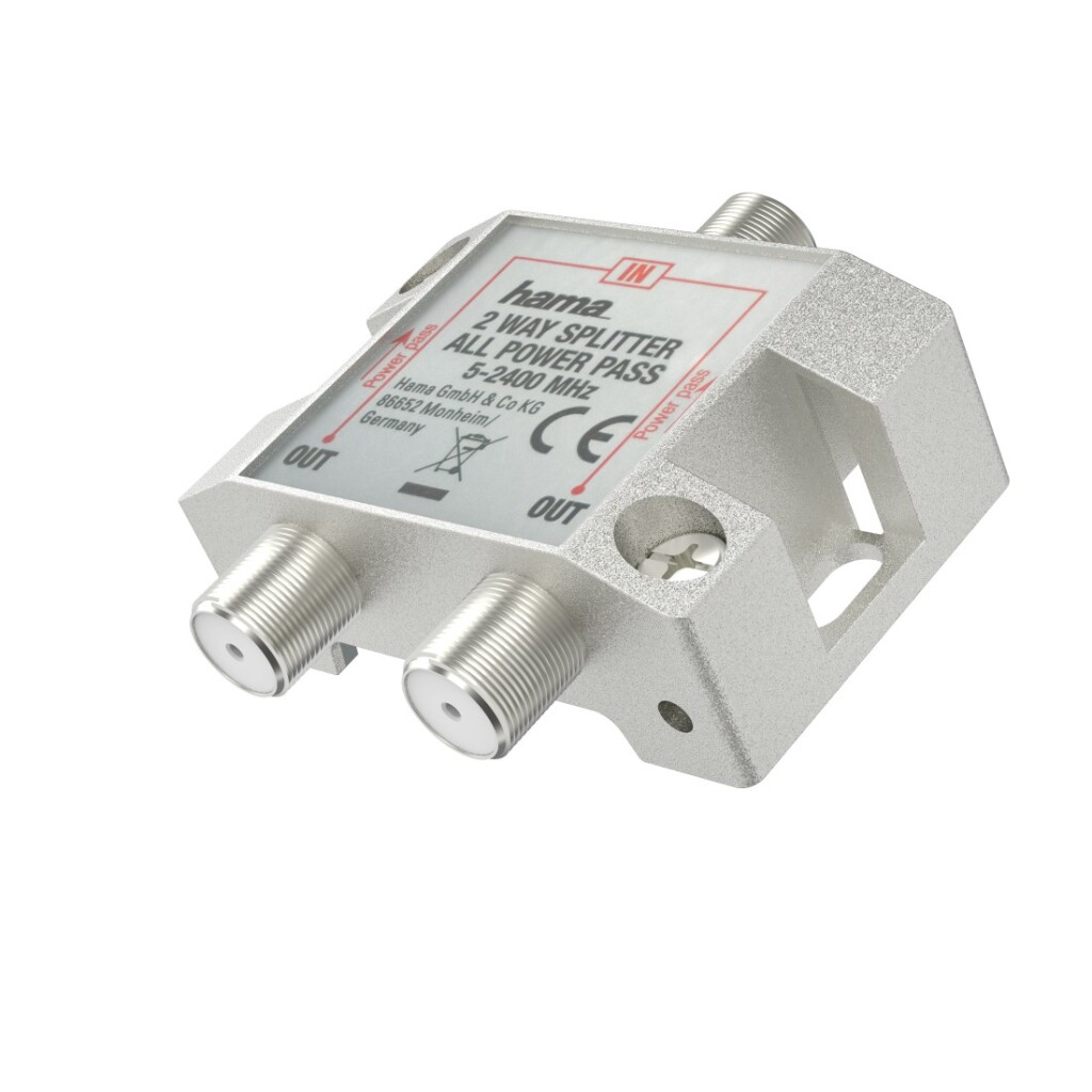 Hama SAT rozvádzač 2-cestný plne tienený