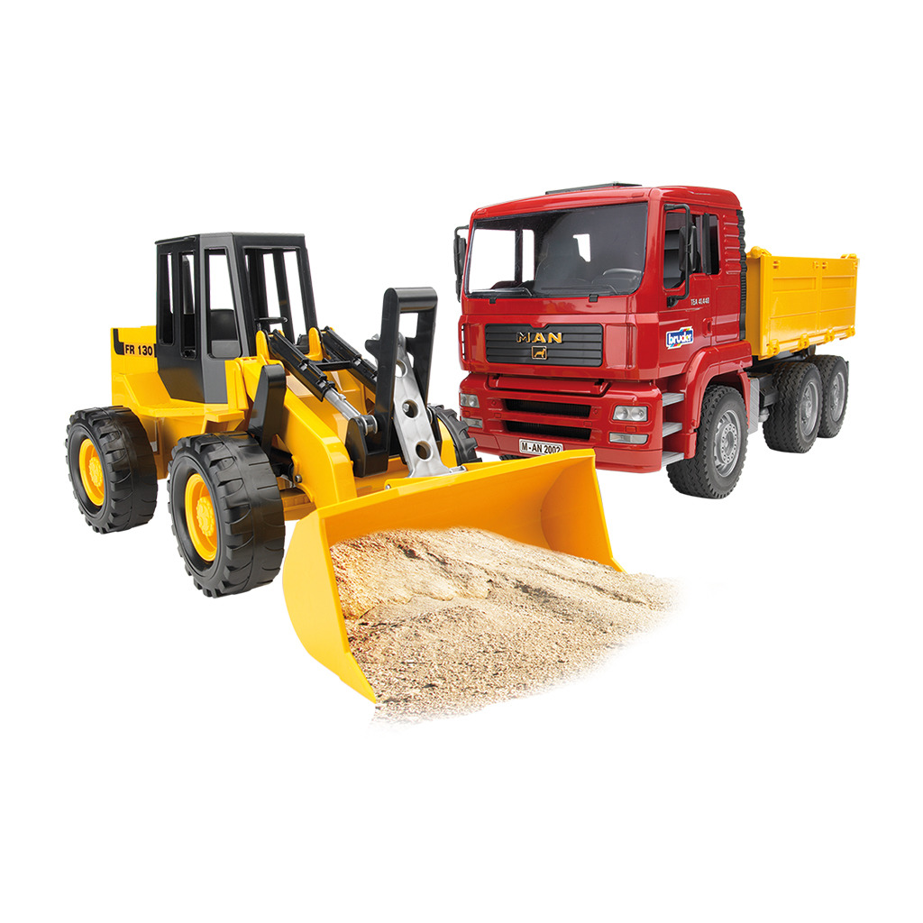 Bruder MAN TGA Sklápač s lopatou