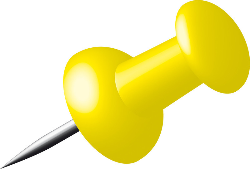 Alco AL-662-13 Špendlíky, krabička A, 40 kusov, žlté