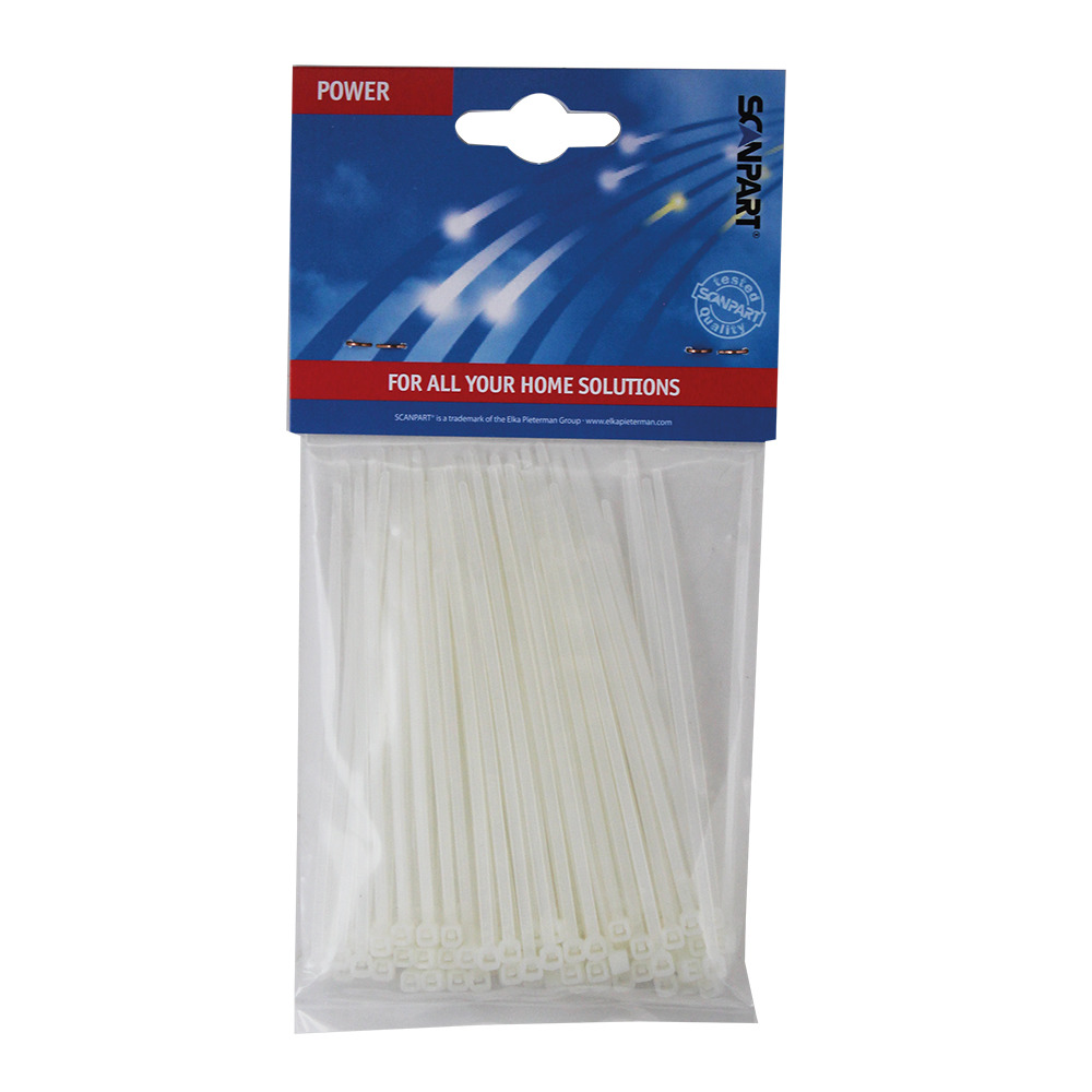 Scanpart E507 Káblové zväzky 100 mm 100 kusov