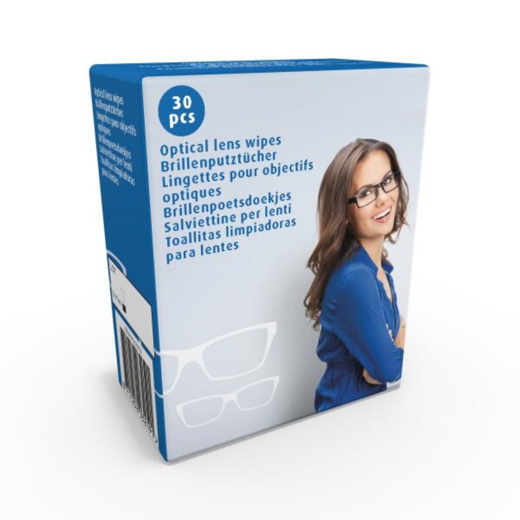 Čistiace utierky na okuliare bez alkoholu Lifetime, 30 kusov