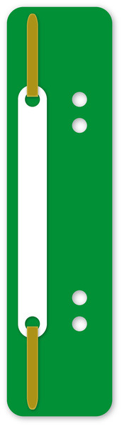 Kangaro 07060-02 Rýchloupínací pás A5 2-dierkový PP Box A 100 kusov tmavozelený