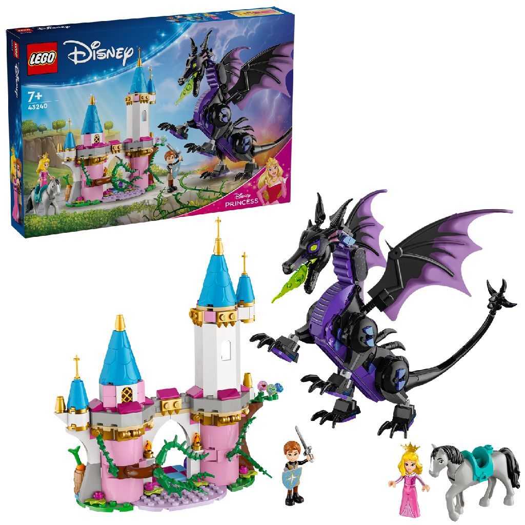 Lego 43240 Disney princezná Zloba v tvare draka