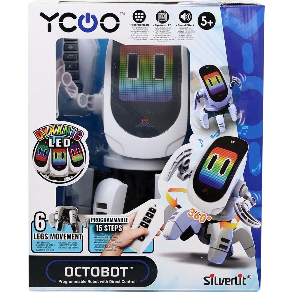 Silverlit RC Octobot Robot + Svetlo a zvuk