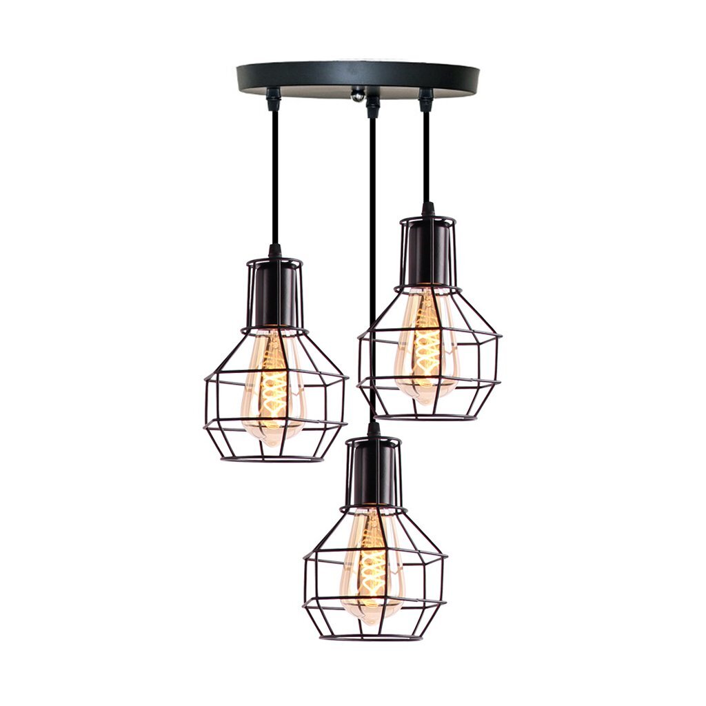 Priemyselné závesné svietidlá Homestyle Pro MK021-B čierne/kovové