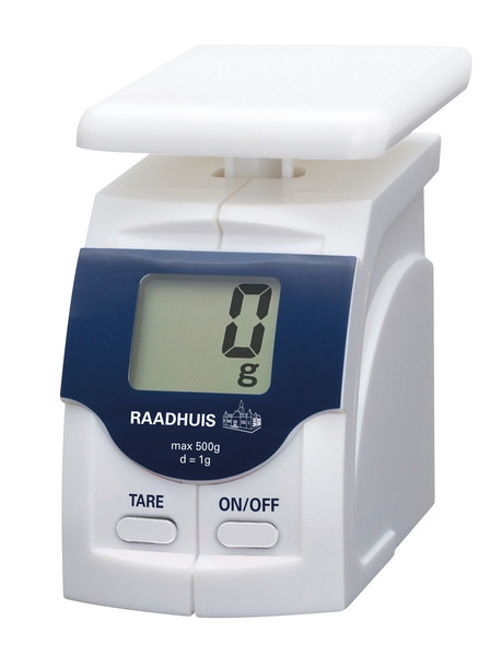 Digitálna váha na písmená radnice RD-351143, biela