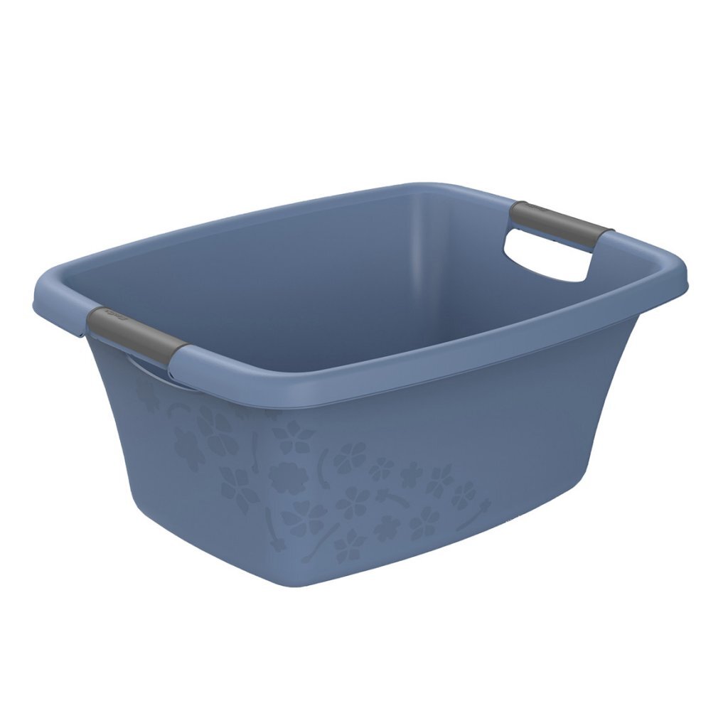 Rotho Flowers kôš na bielizeň 25 l Horizon modrý