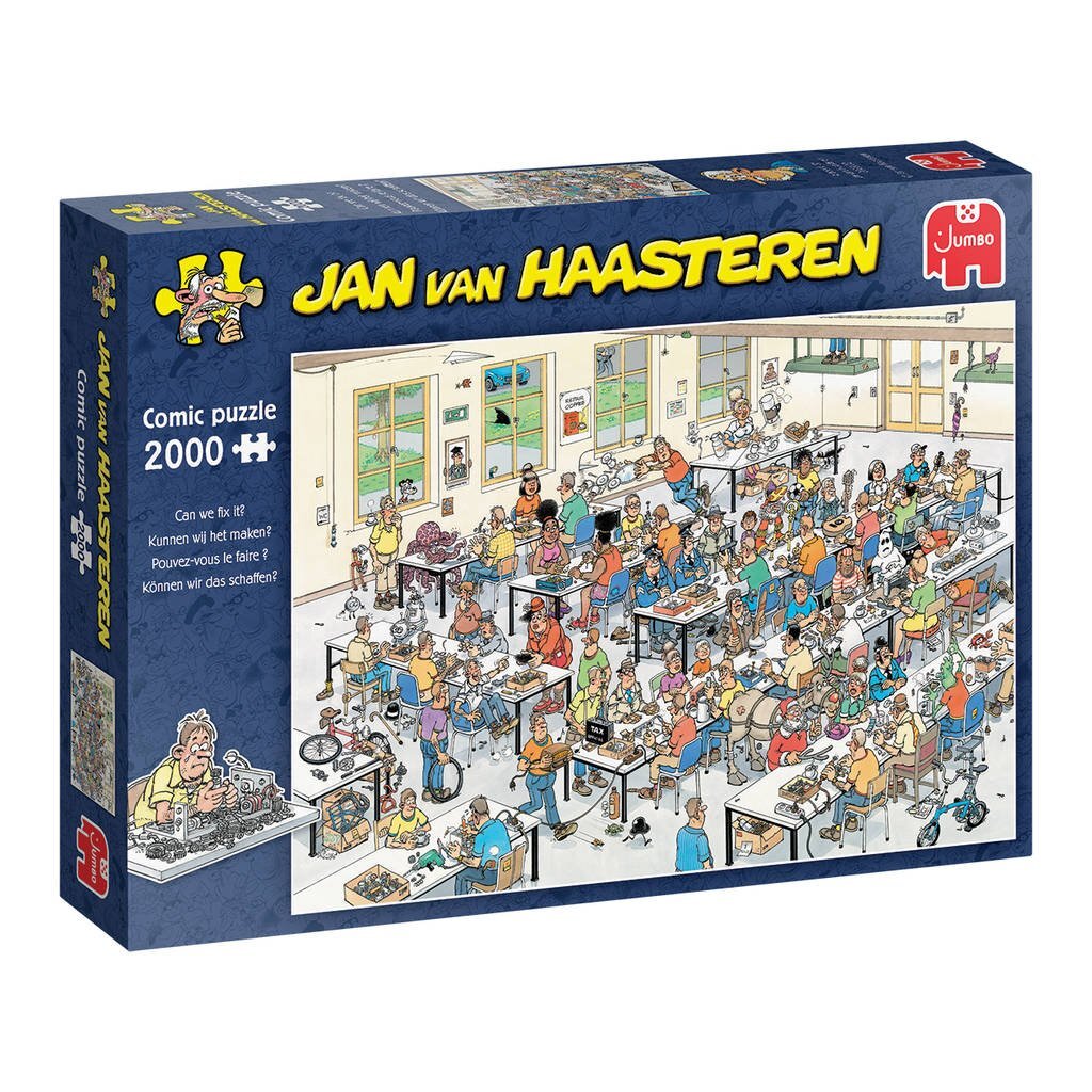 Jumbo puzzle Jan van Haasteren Dokážeme to opraviť? 2000 kusov