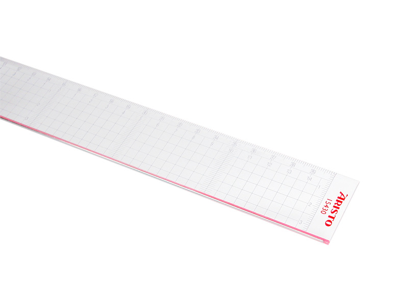 Aristo AR-15430 Rezacie pravítko 30 cm Plexisklo s oceľovou hranou