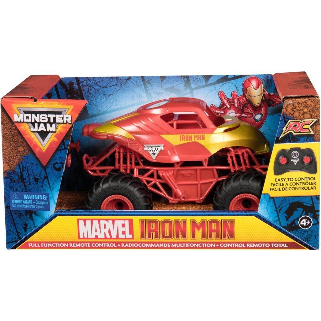 Monster Jam RC Iron Man Truck 1:24 Červeno-zlatý