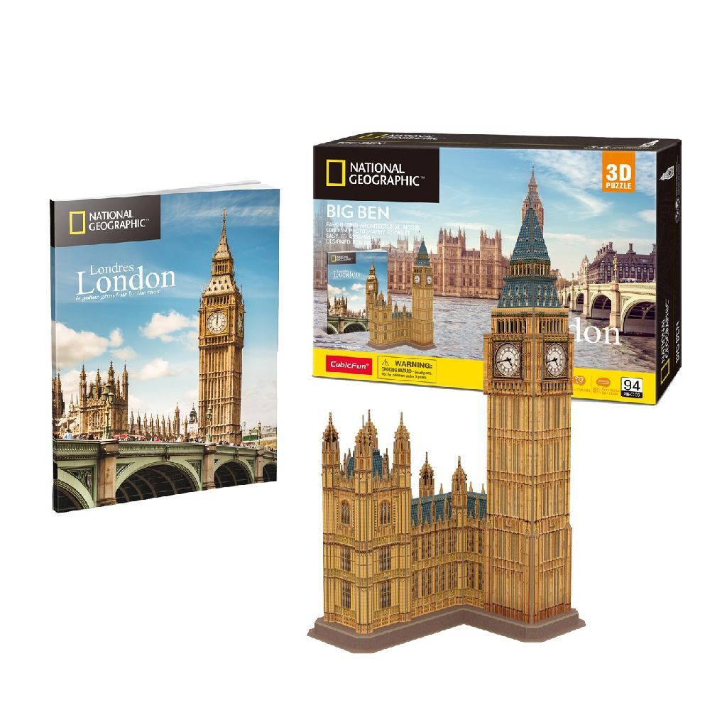 Cubic Fun National Geographic 3D puzzle Big Ben 94 dielikov