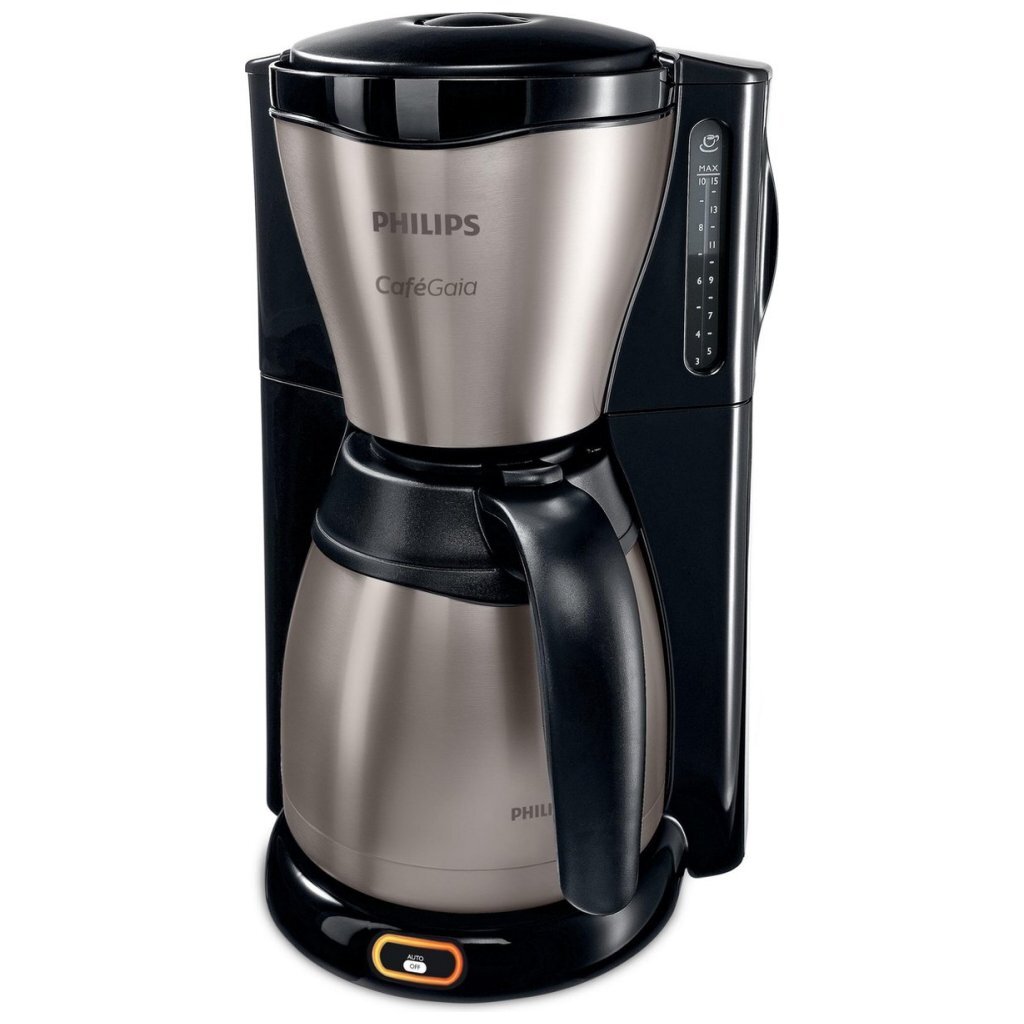 Philips HD7548/20 Café Gaia kávovar nehrdzavejúca oceľ/čierna