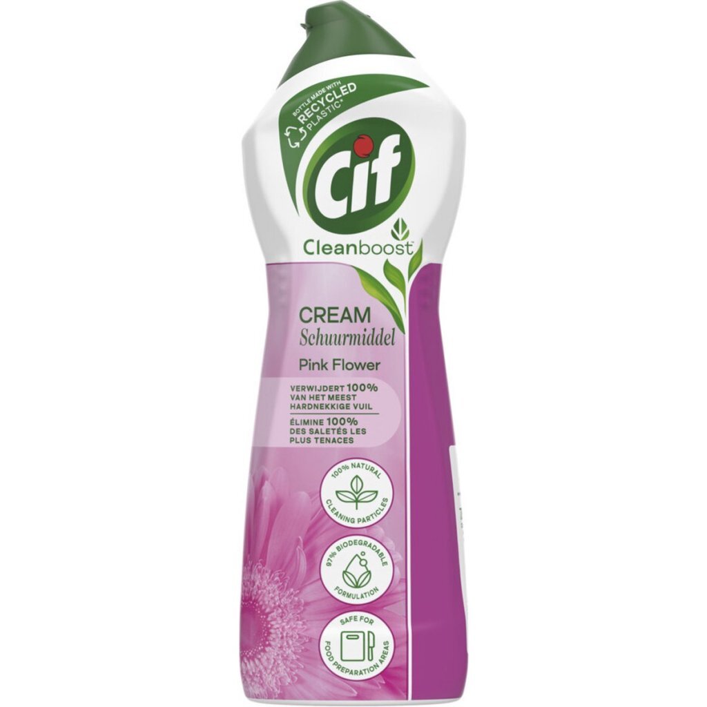 Cif abrazívny krém Pink Flower 750 ml