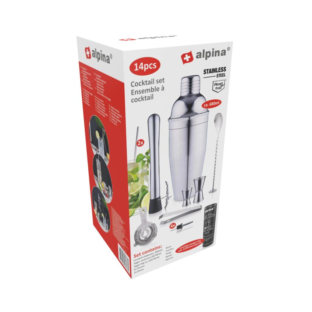Alpina koktailová sada 14-dielna