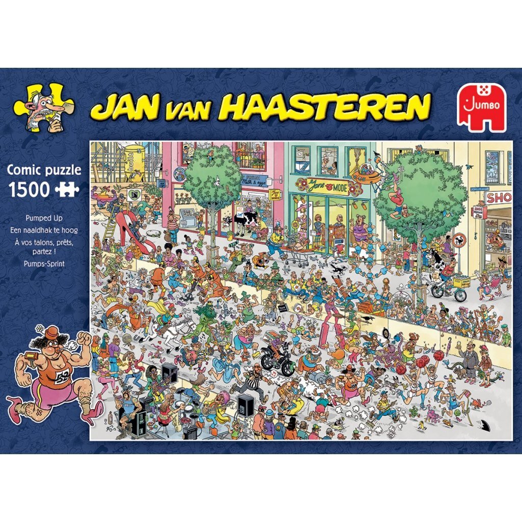 Jumbo puzzle Jan Van Haasteren Príliš vysoké ihlice 1500 kusov