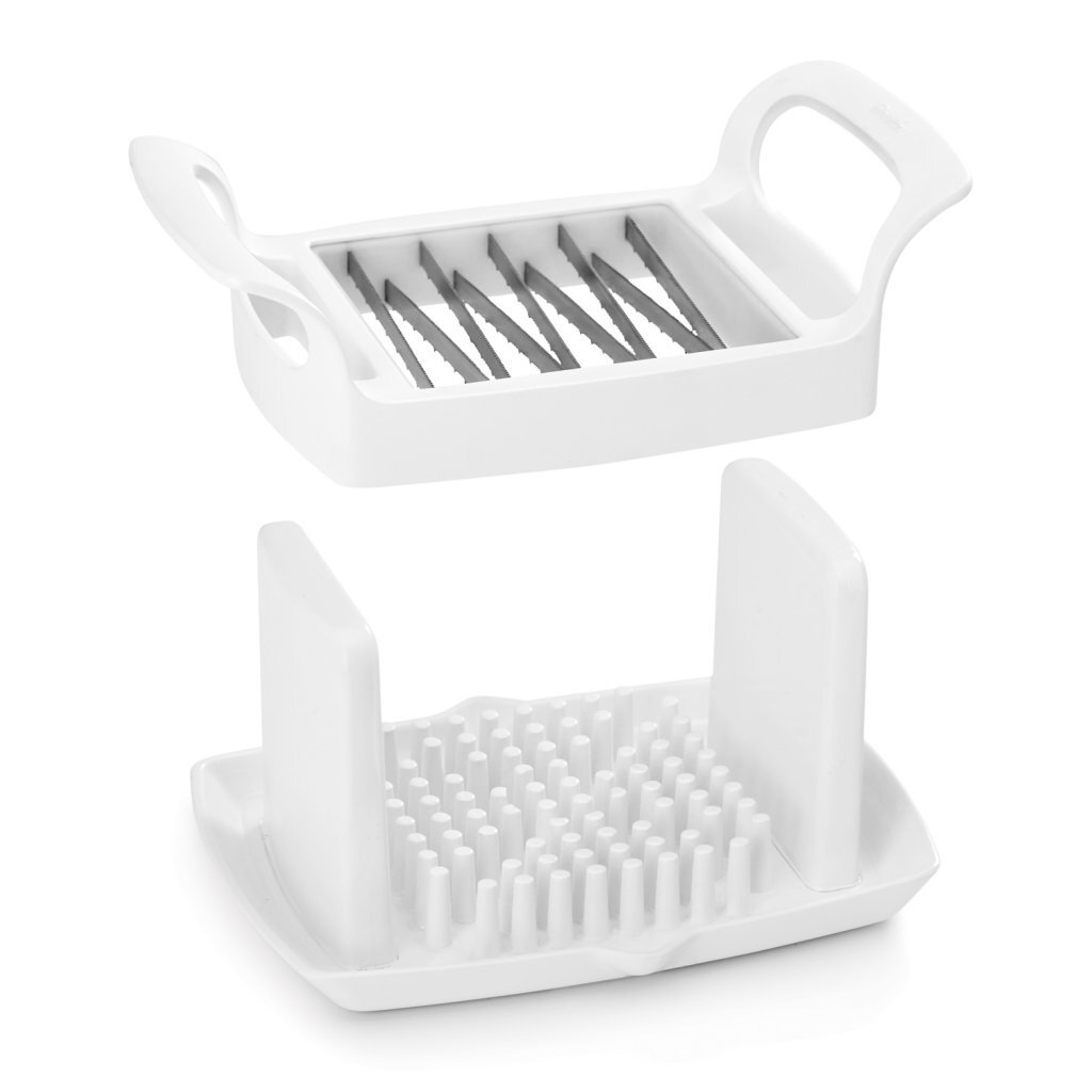 Kuchynské pomocníky Metaltex Slicy White/Nerezová oceľ