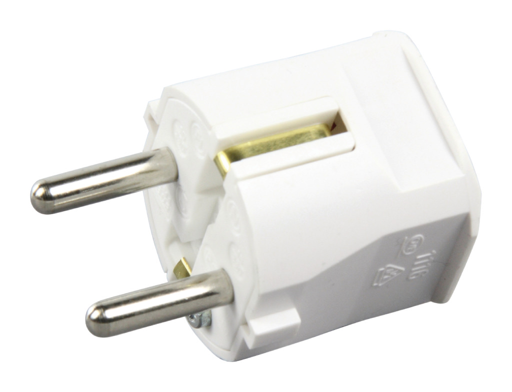 Uzemnená zástrčka Kopp El-st003 biela