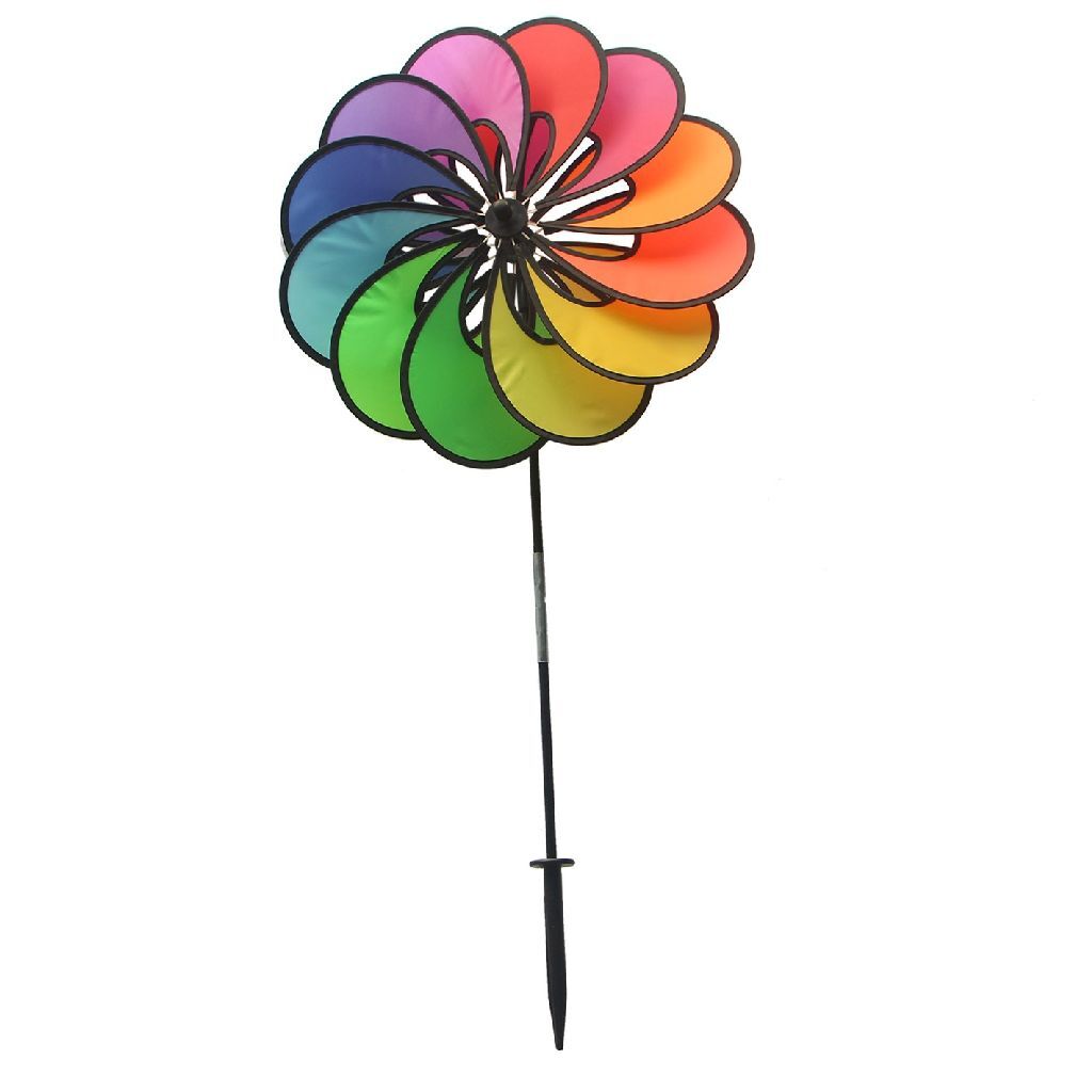Vetrolap Rhombus Big Flower Rainbow 48x73 cm