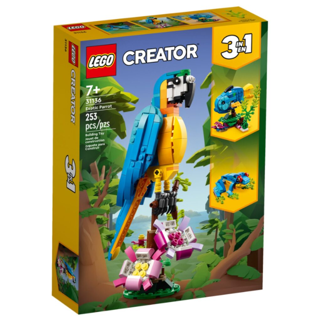 Lego Creator 31136 Exotický papagáj 3 v 1