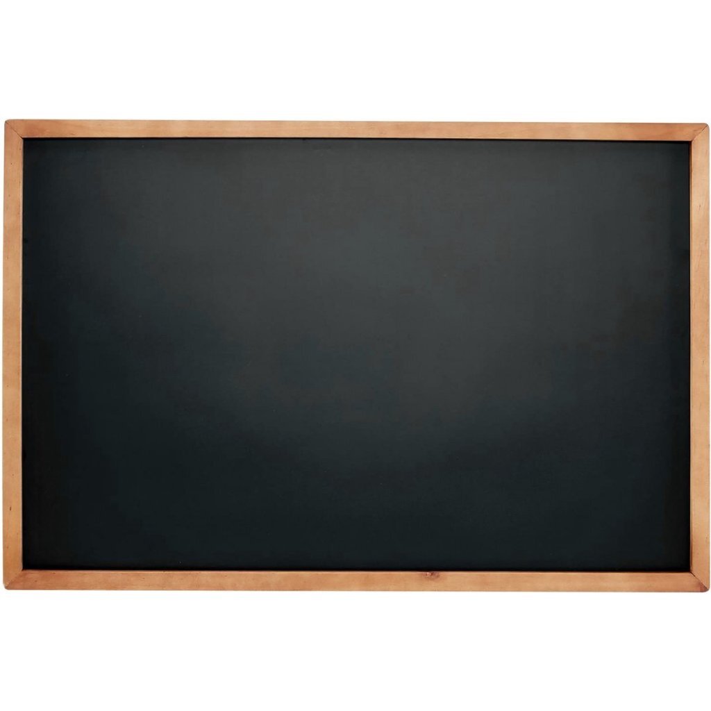 Tabuľa Seco SE-CHALKA4 A4 s rámom, čierna/drevená