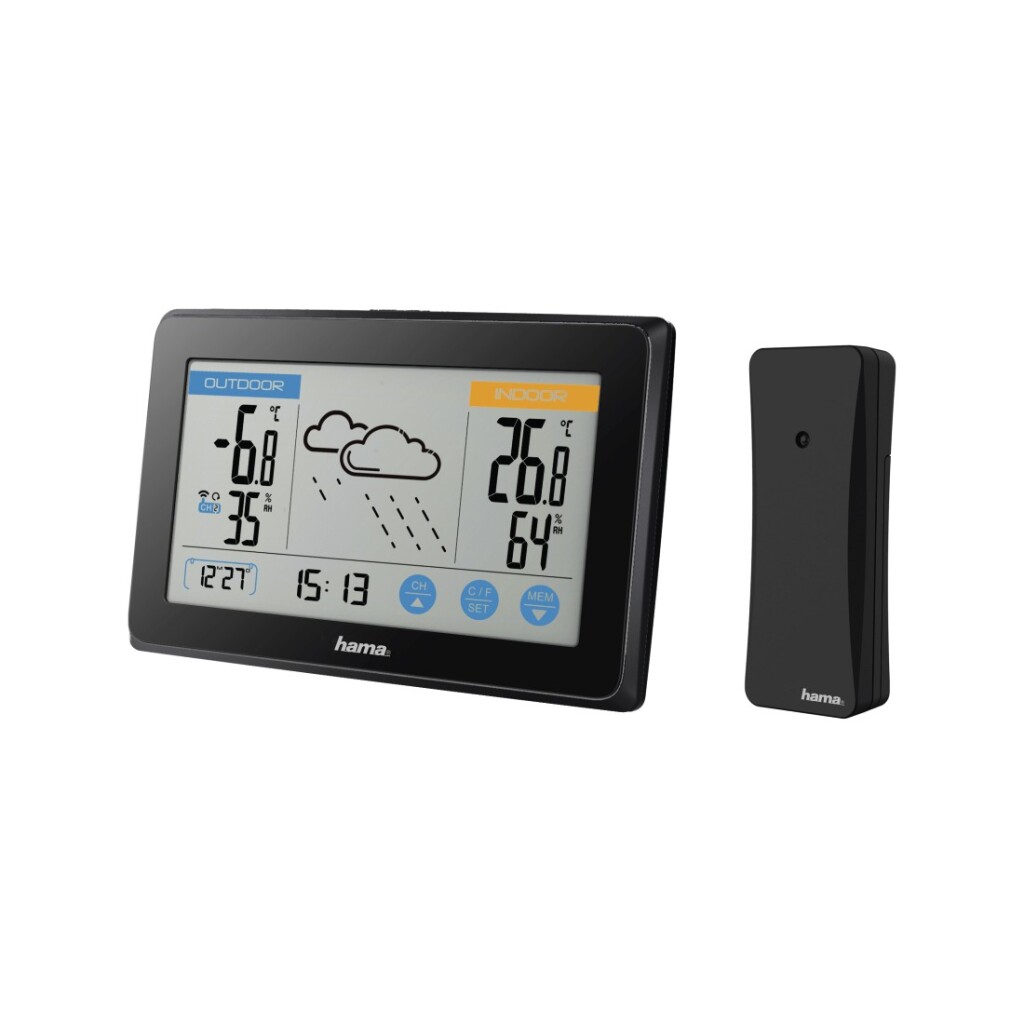 Meteorologická stanica Hama Touch Black