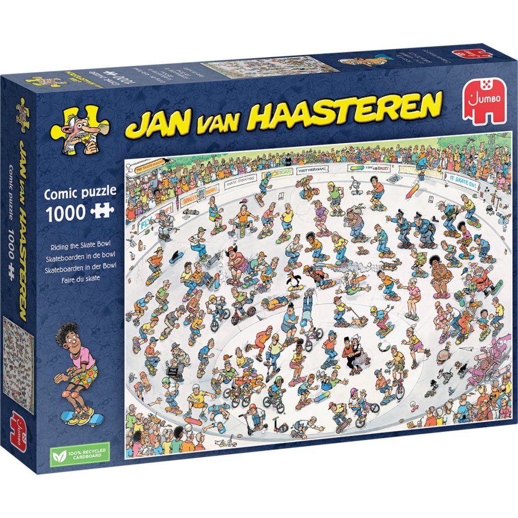 Jumbo puzzle Jan Van Haasteren Skatebowl 1000 kusov