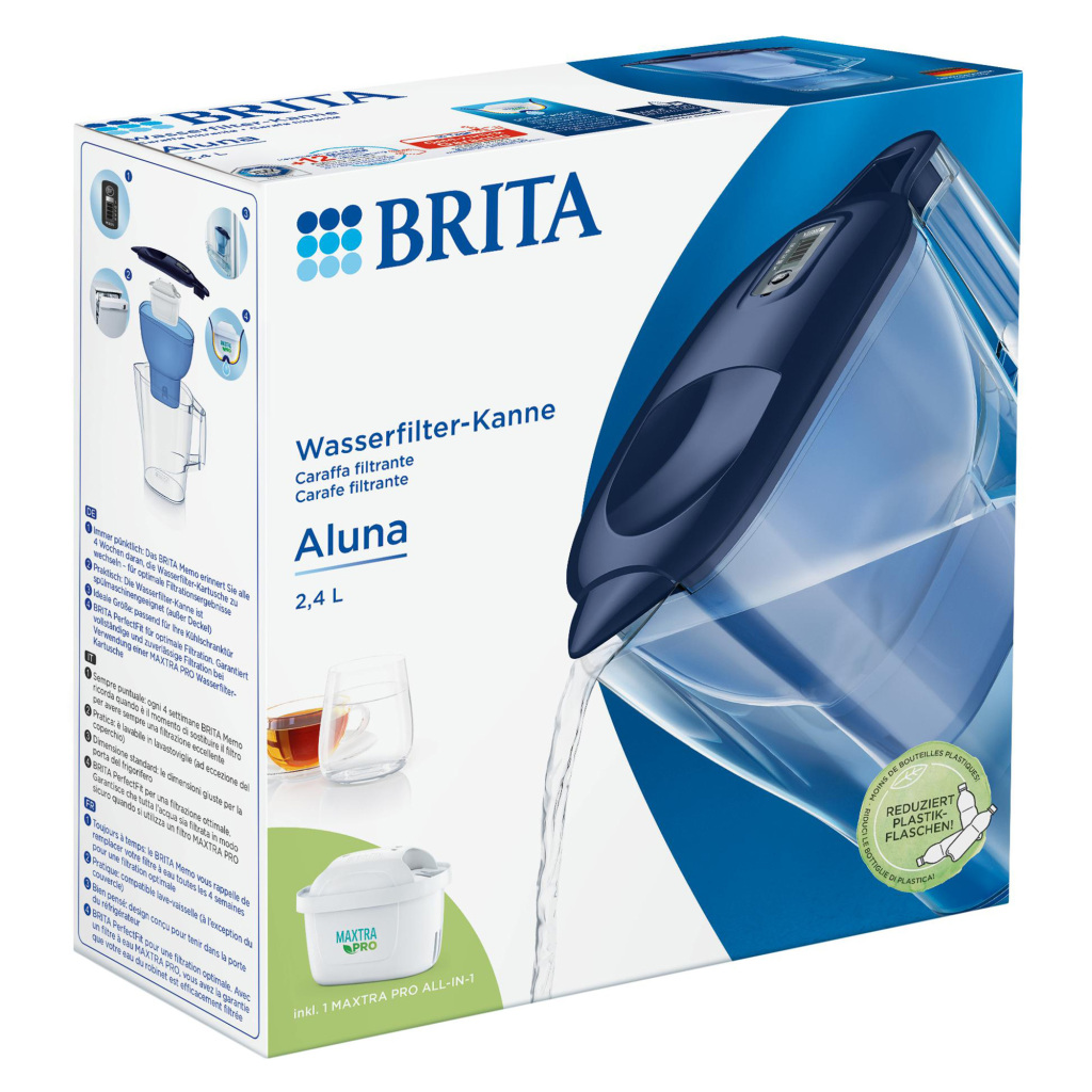 Brita Aluna filtračná kanvica na vodu 2,4L modrá
