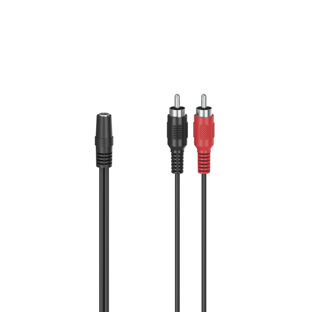 Hama audio adaptér 2 RCA zástrčky - 3,5 mm jack stereo