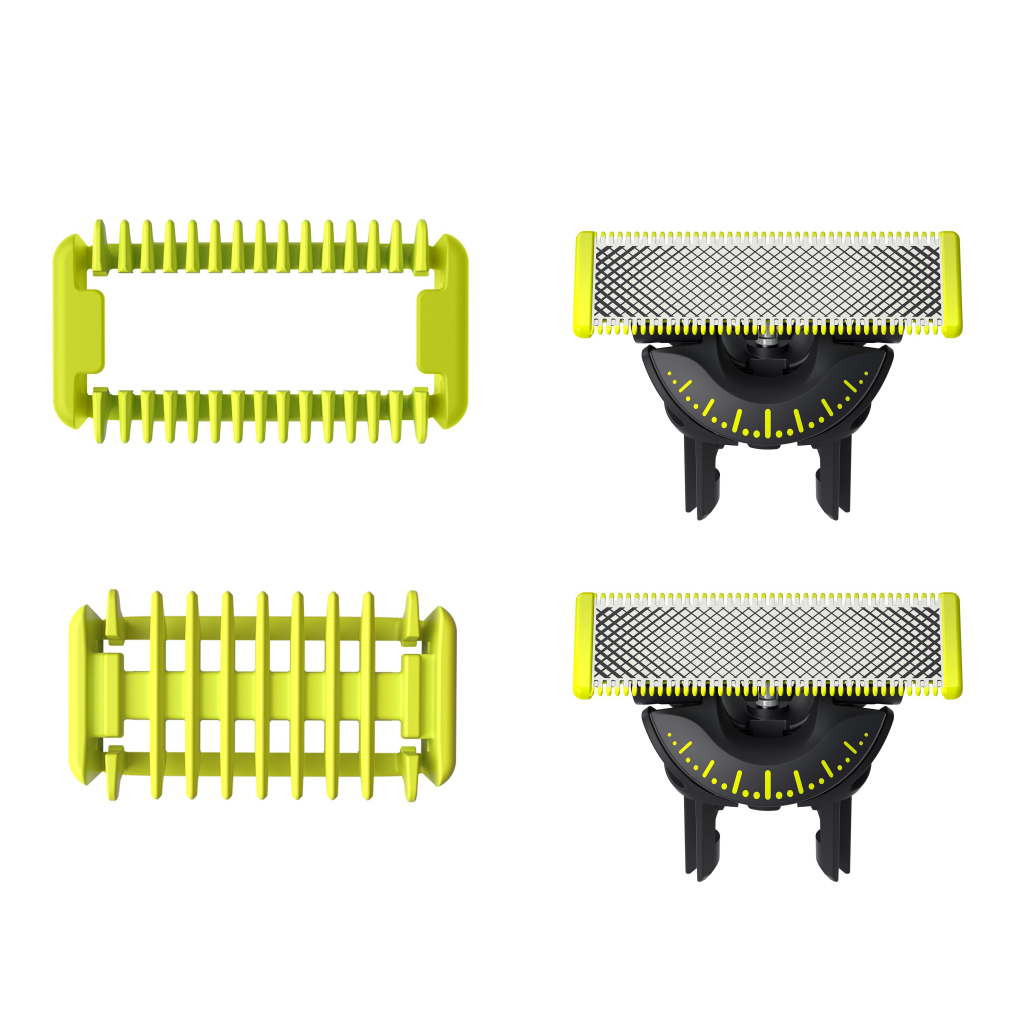 Philips QP624/50 OneBlade 360 Náhradné čepele 2 kusy limetkovo-strieborné