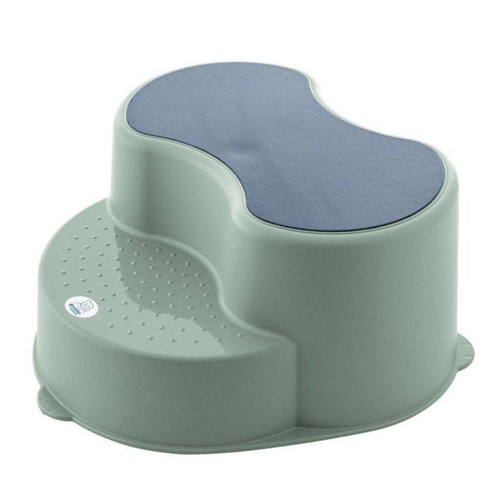 Rotho TILO schodík 37,5x37x18,4 cm šalviovo zelený