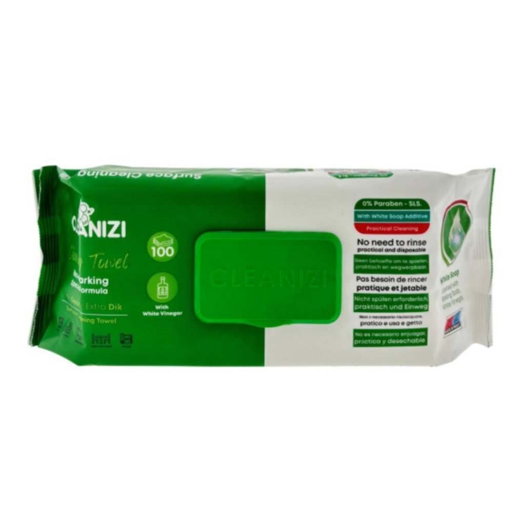 Čistiace obrúsky Cleanizi s mydlom 100 kusov