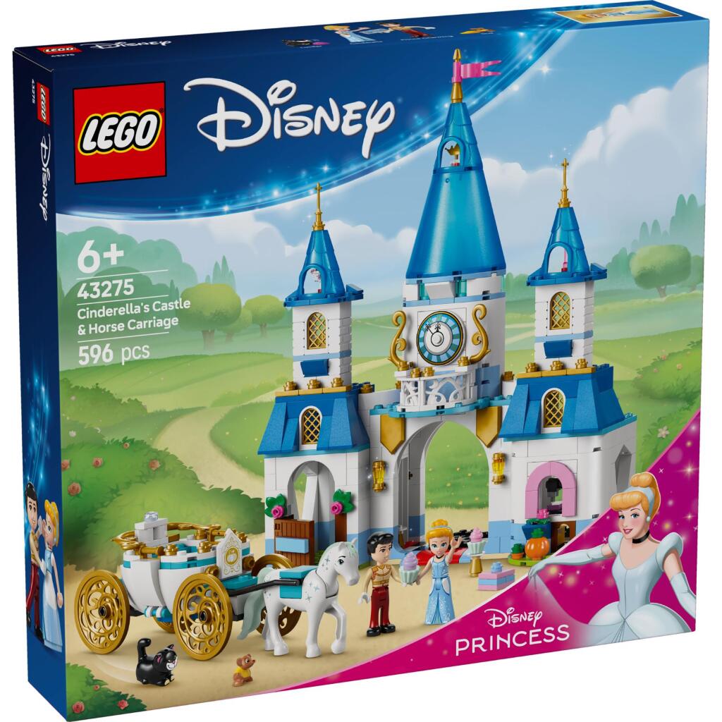 Lego Disney Princess 43275 Popoluškin hrad a koč