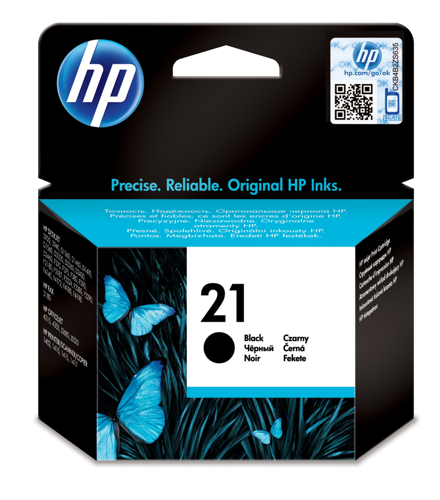 HP C9351a originálna čierna 5ml N21