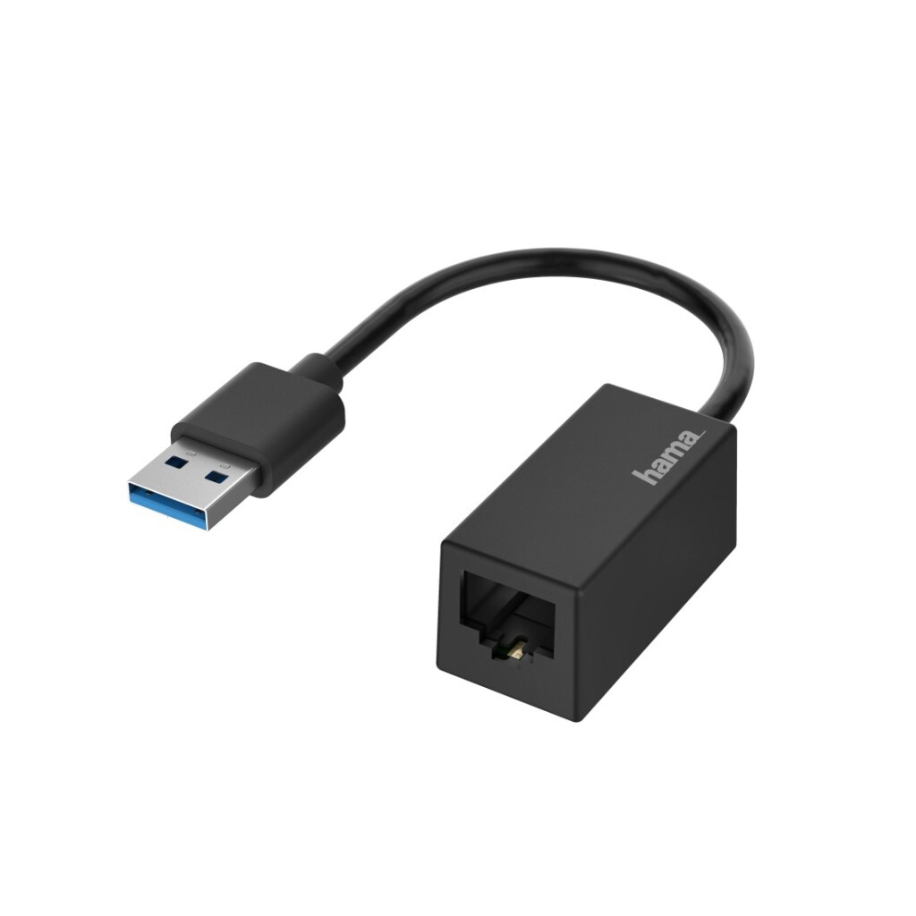 Sieťový adaptér Hama USB zástrčka - LAN/Ethernet pripojenie Gigabit Ethernet