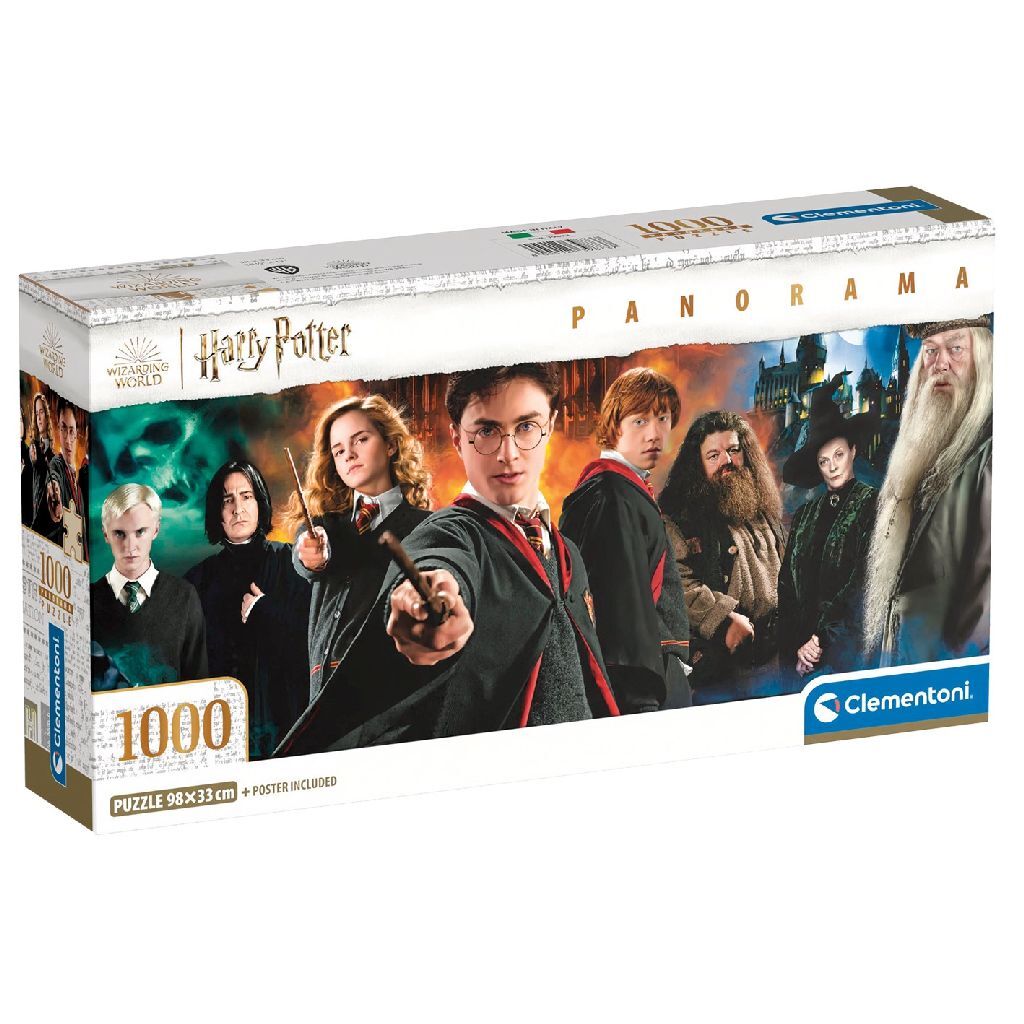 Clementoni Panorama Puzzle Harry Potter 1000 dielikov + plagát