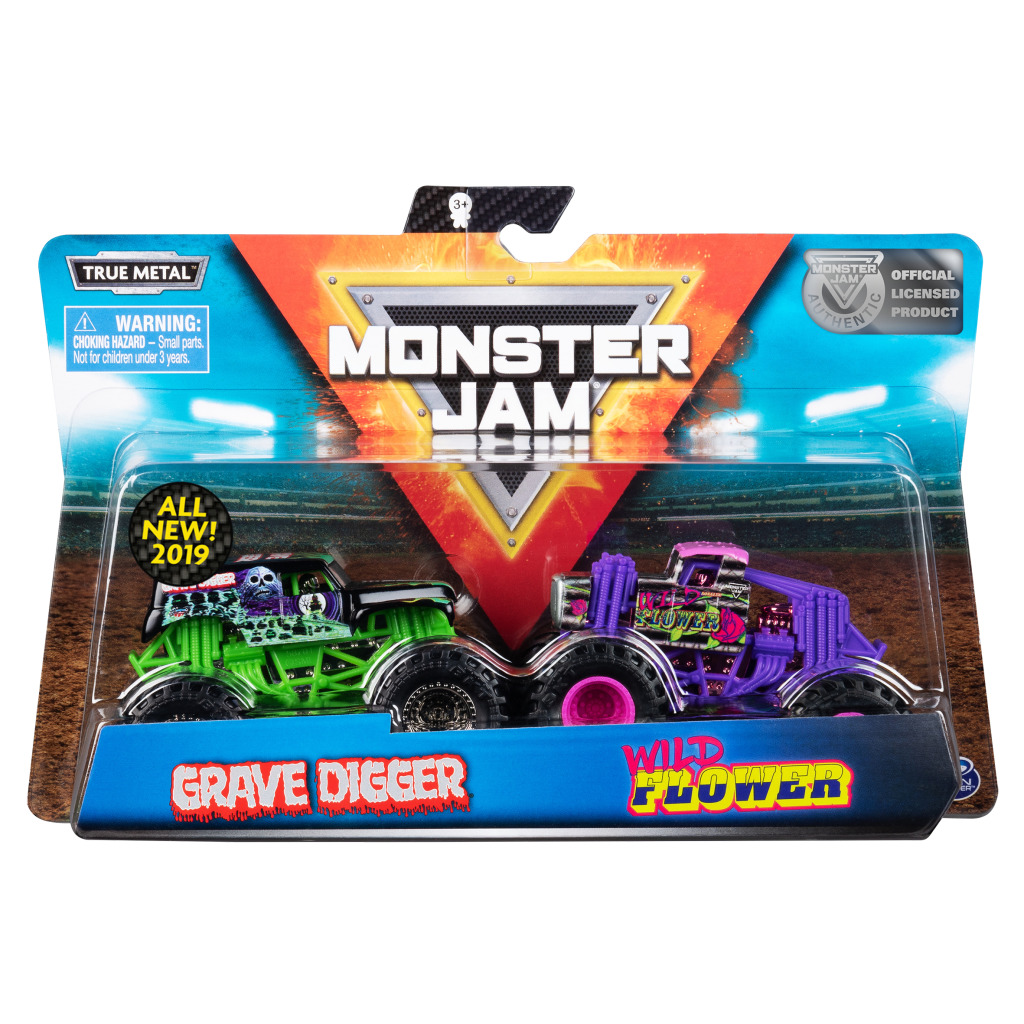 Trucky Monster Jam Die-Cast 1:64 2 kusy, rôzne veľkosti
