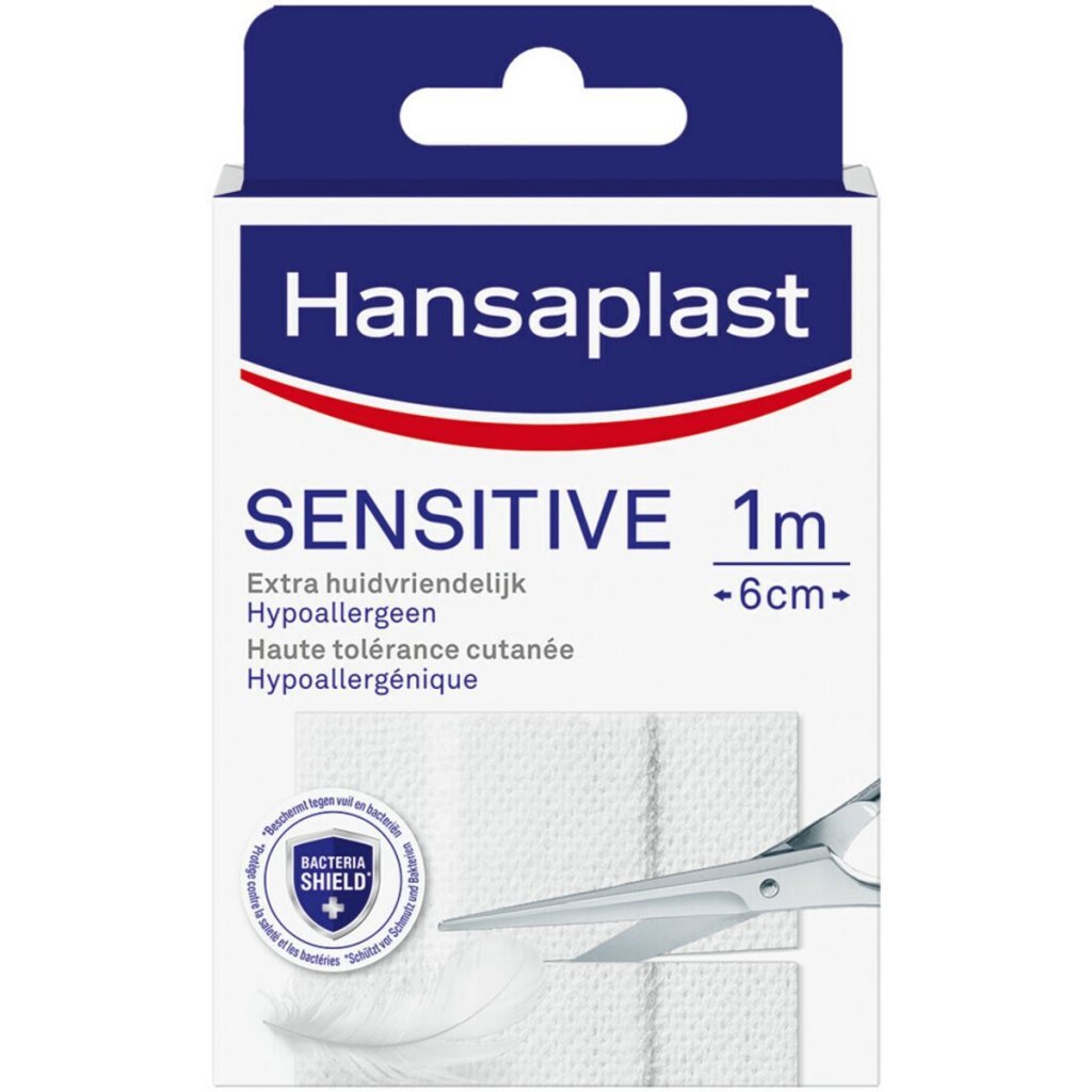 Náplasti Elastoplast Sensitive 100x6 cm biele